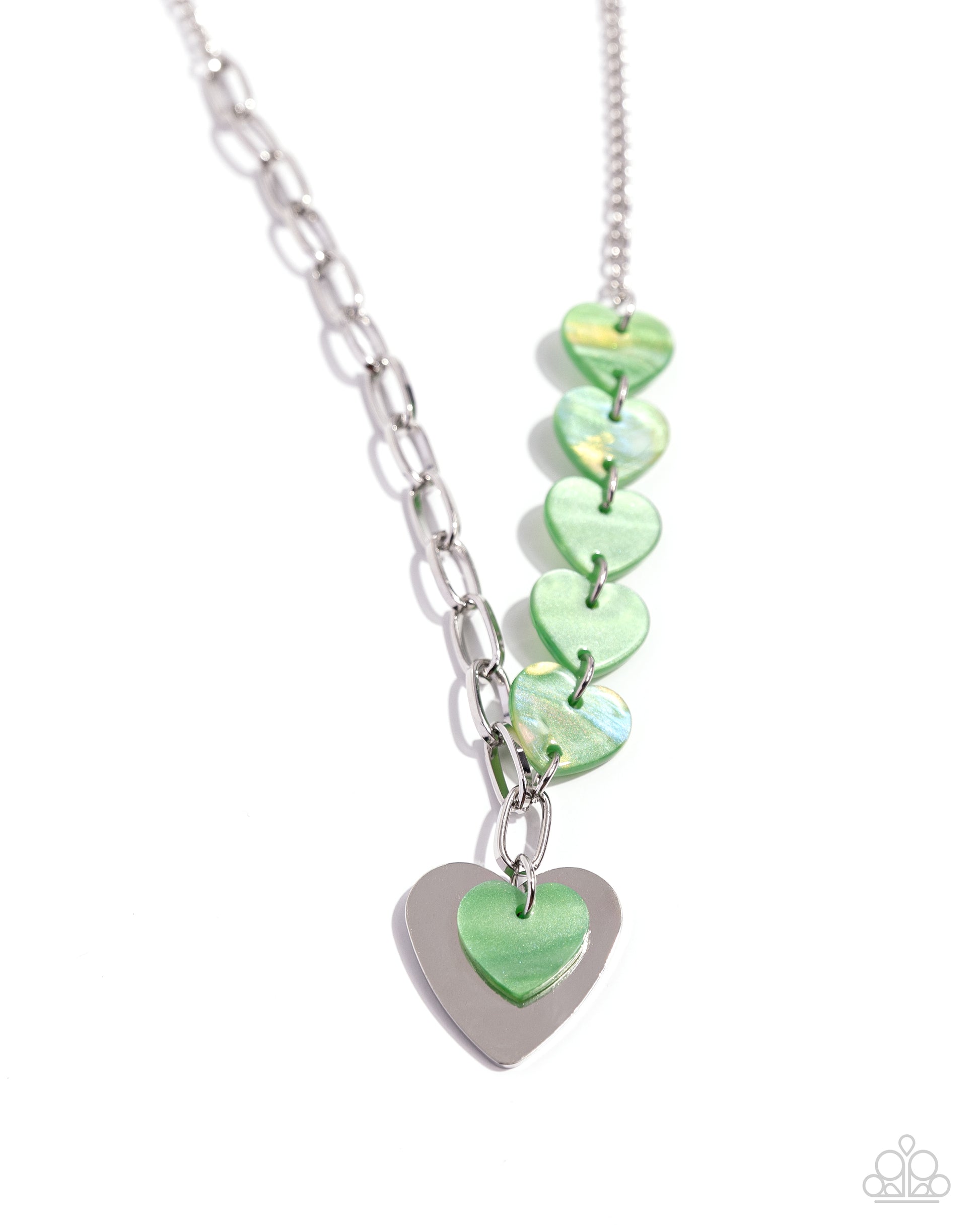 HEART Of The Movement Green Necklace - Jewelry by Bretta