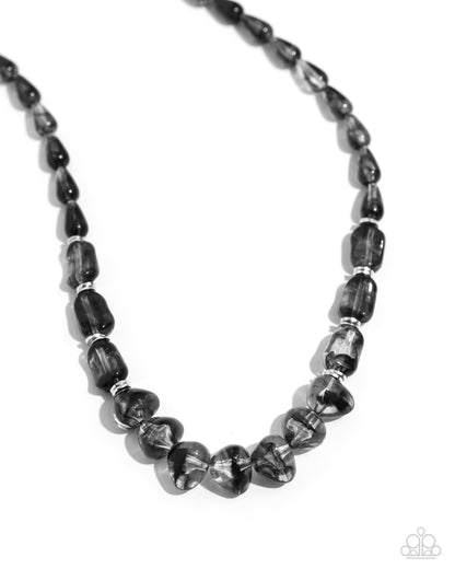GLASSY Getaway Black Necklace - Jewelry by Bretta