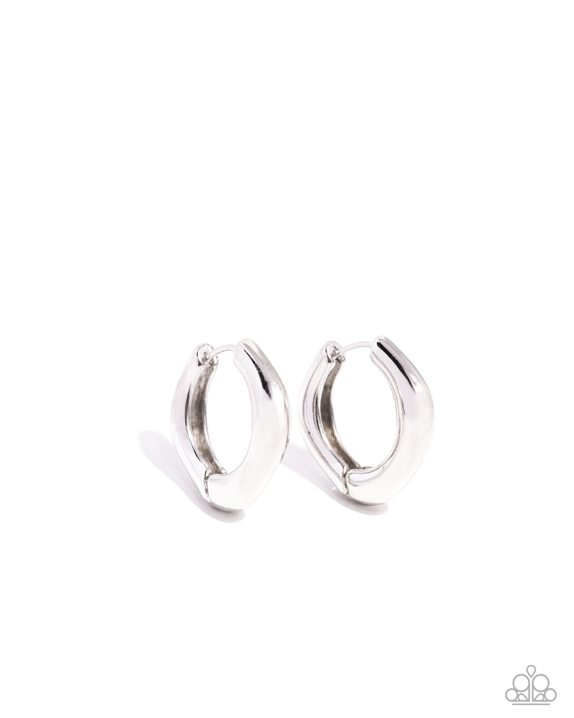 Monochromatic Makeover Silver Hoop Earrings - Jewelry by Bretta