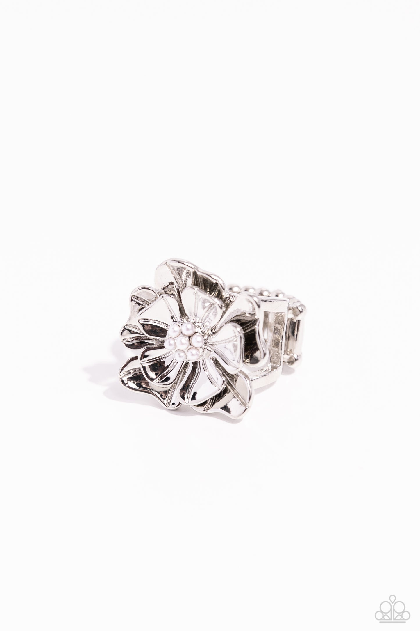 Pampered Petals White Ring - Jewelry by Bretta