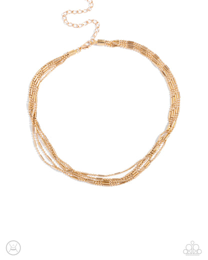 Monochromatic Marvel Gold Necklace - Jewelry by Bretta