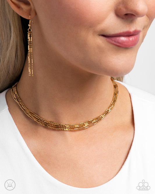 Monochromatic Marvel Gold Necklace - Jewelry by Bretta