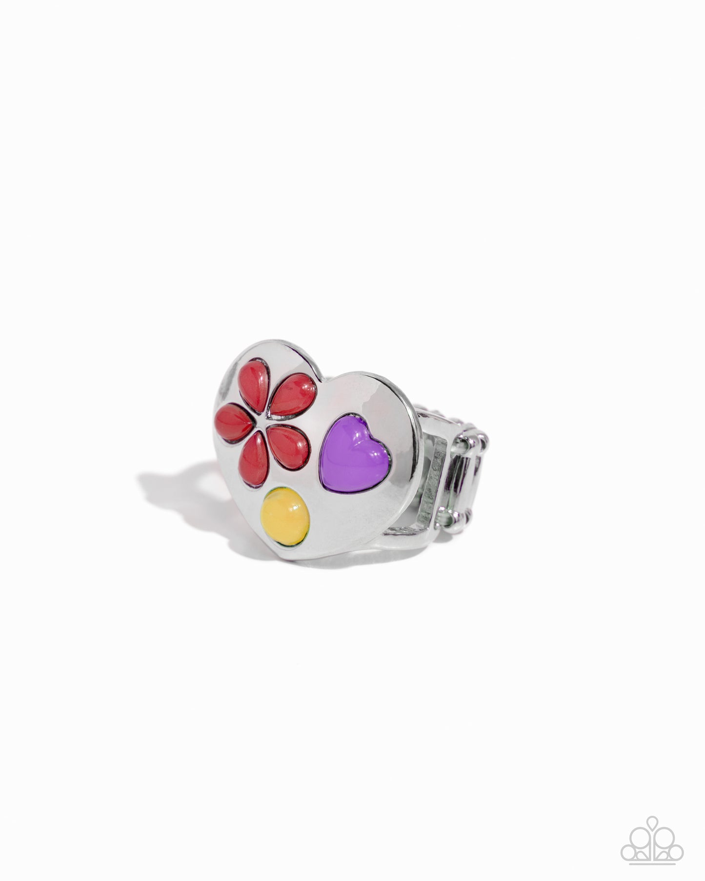 Spirited Shapes Red Ring - Jewelry by Bretta