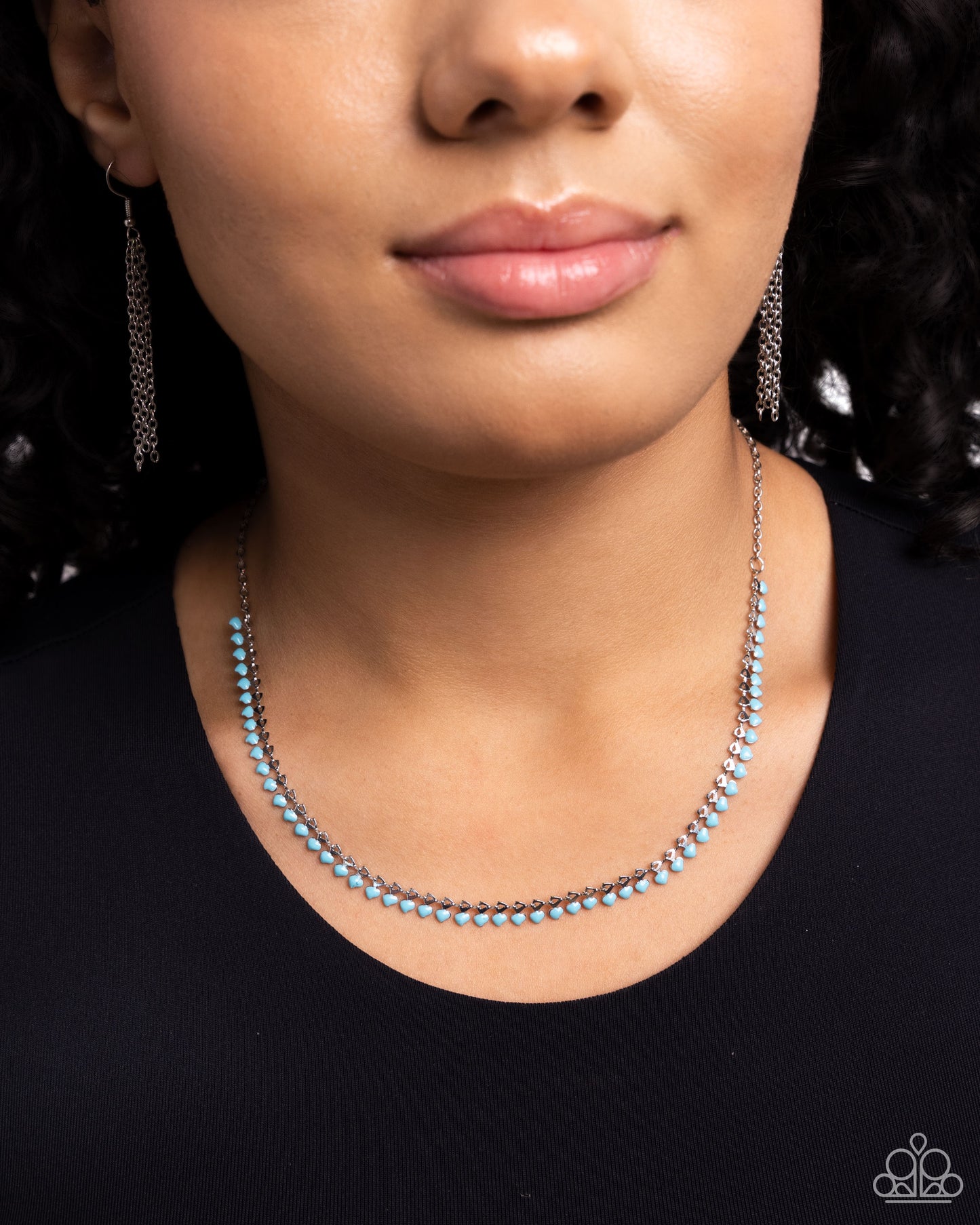 Colored Cadence Blue Necklace - Jewelry by Bretta