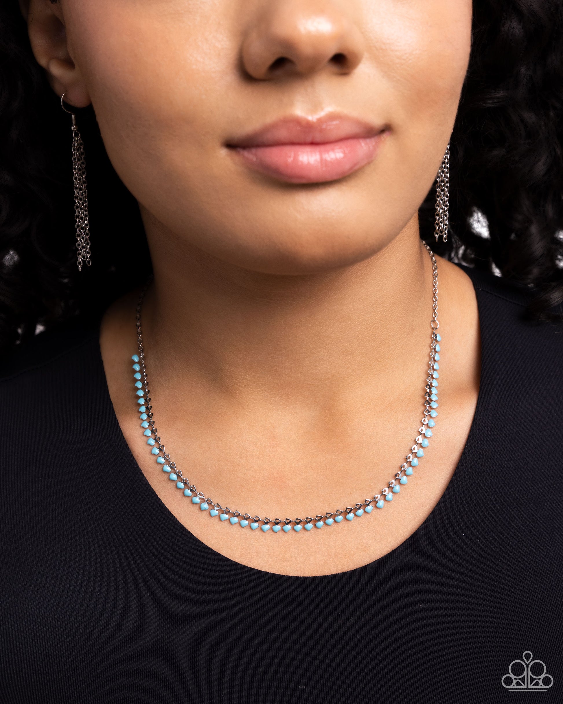 Colored Cadence Blue Necklace - Jewelry by Bretta