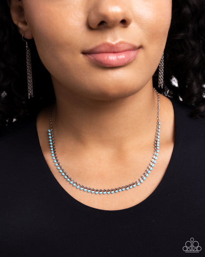Colored Cadence Blue Necklace - Jewelry by Bretta