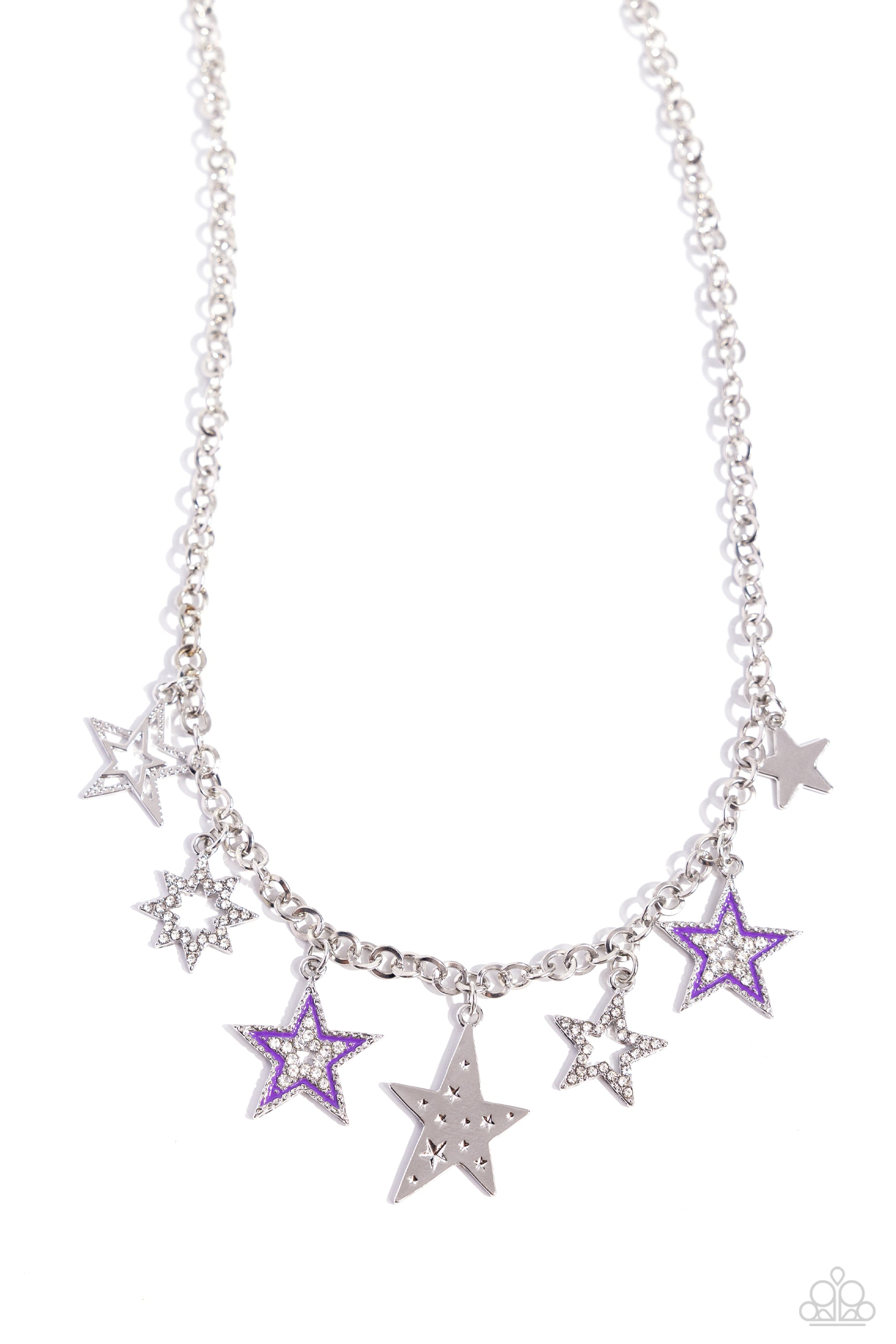 Starstruck Sentiment Purple Star Necklace - Jewelry by Bretta