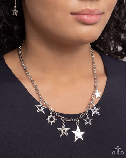 Starstruck Sentiment Black Necklace - Jewelry by Bretta