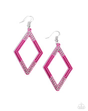 Eloquently Edgy Pink Earrings - Jewelry by Bretta