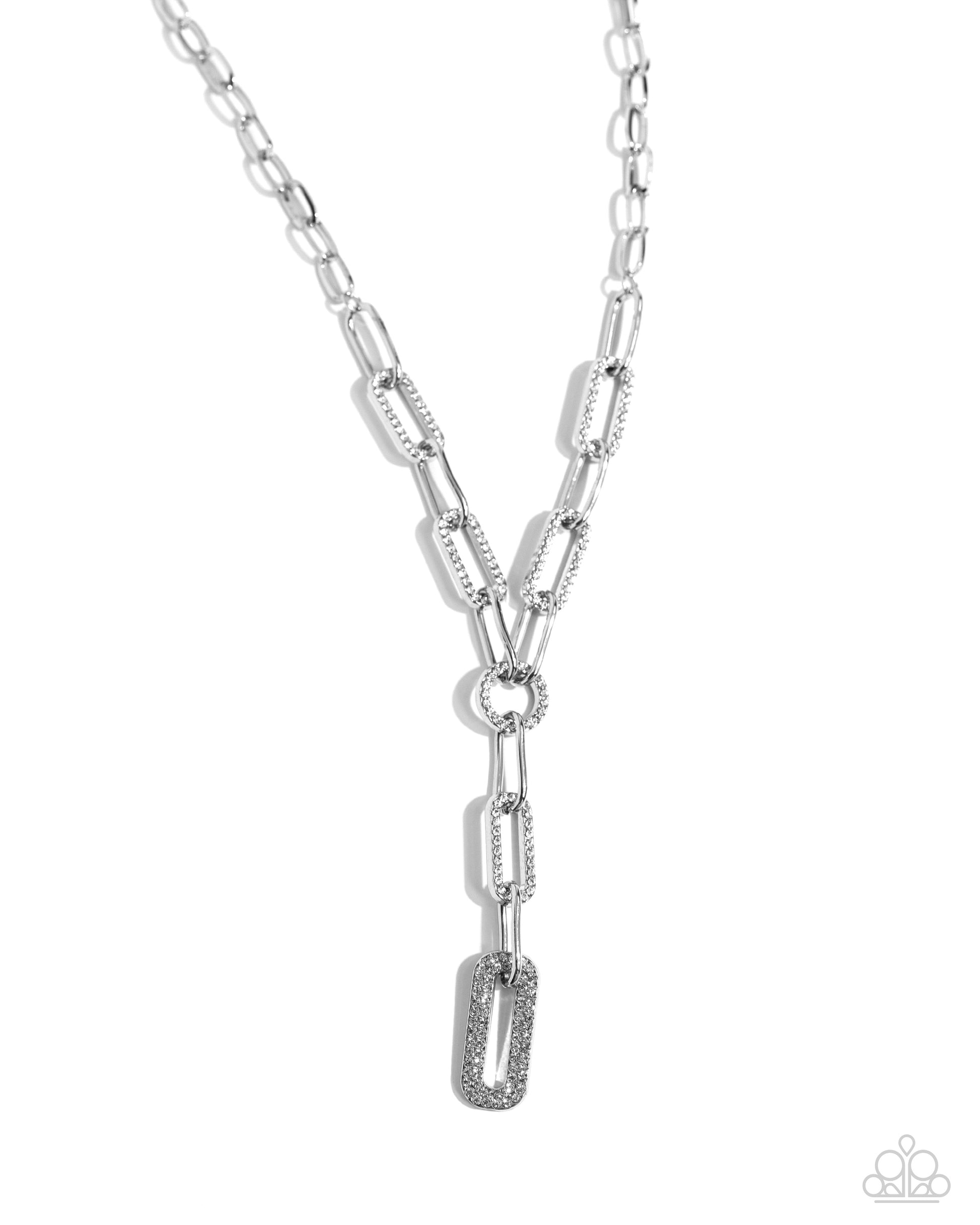Refined Rebel White Necklace - Jewelry by Bretta