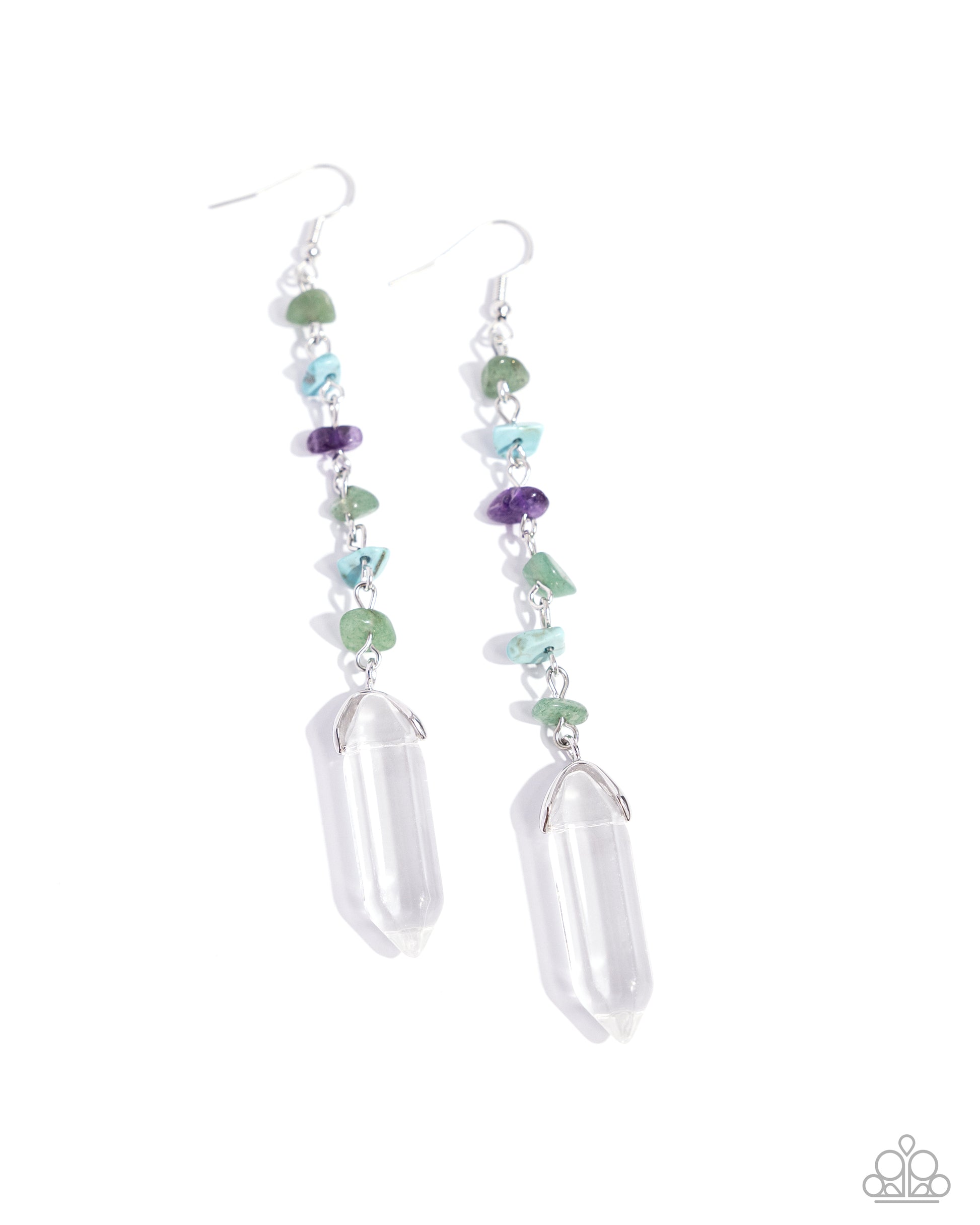 Quartz Qualification Green Earrings - Jewelry by Bretta