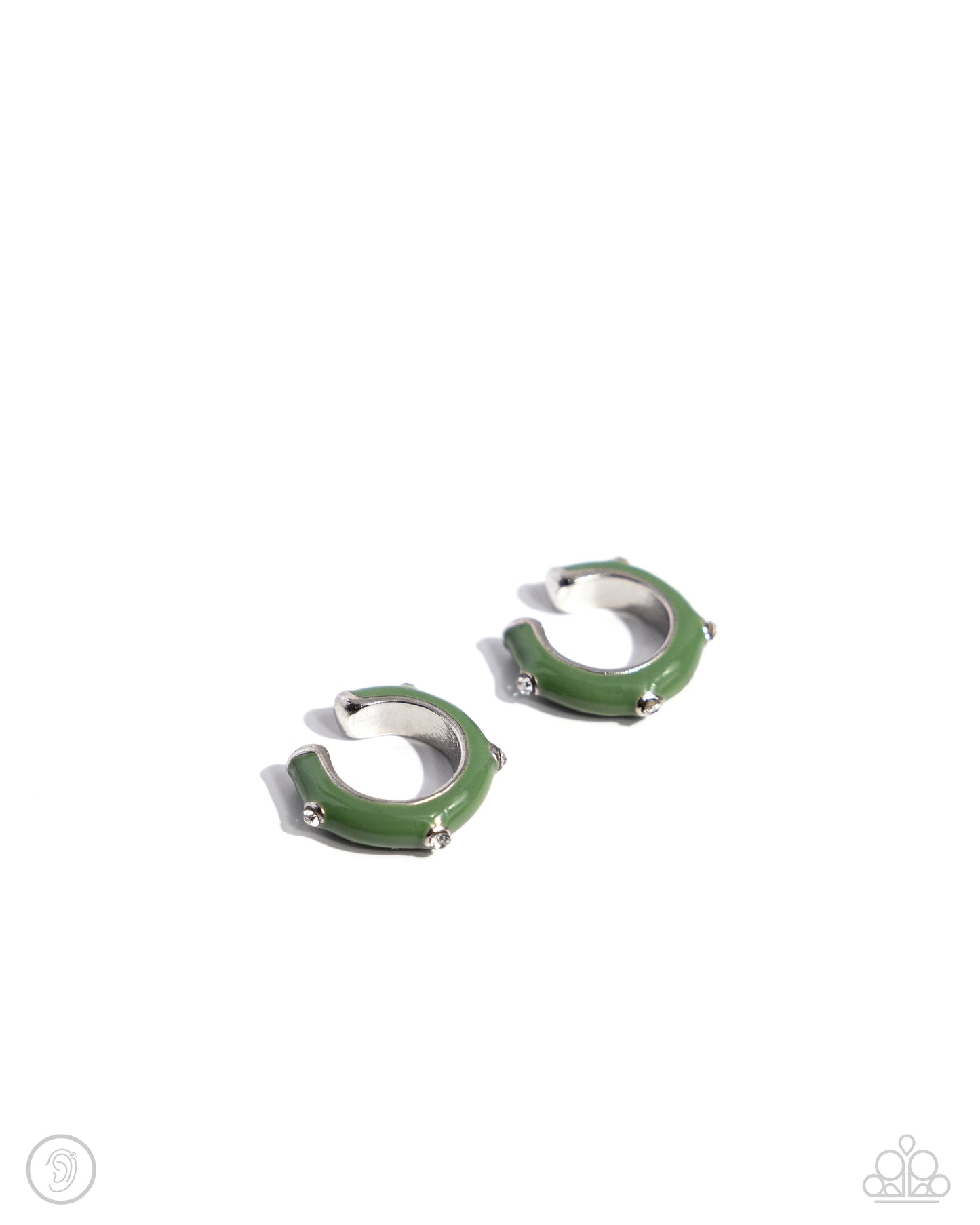 Coastal Color Green Ear Cuff - Jewelry by Bretta