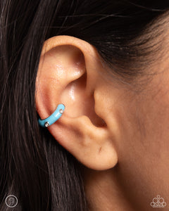 Coastal Color Blue Ear Cuff Earrings - Jewelry by Bretta
