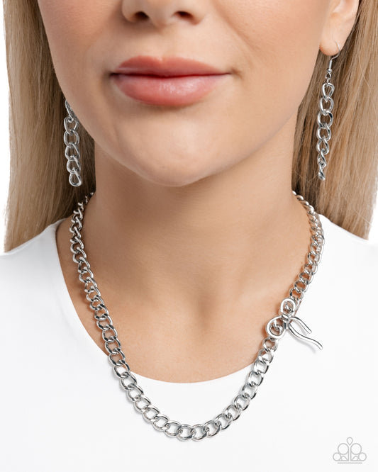 Leading Loops Silver Necklace - Jewelry by Bretta