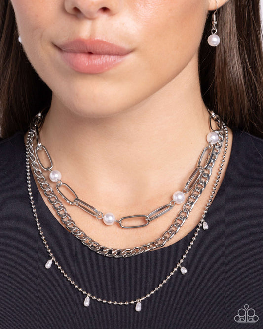 Presidential Passion White Necklace - Jewelry by Bretta