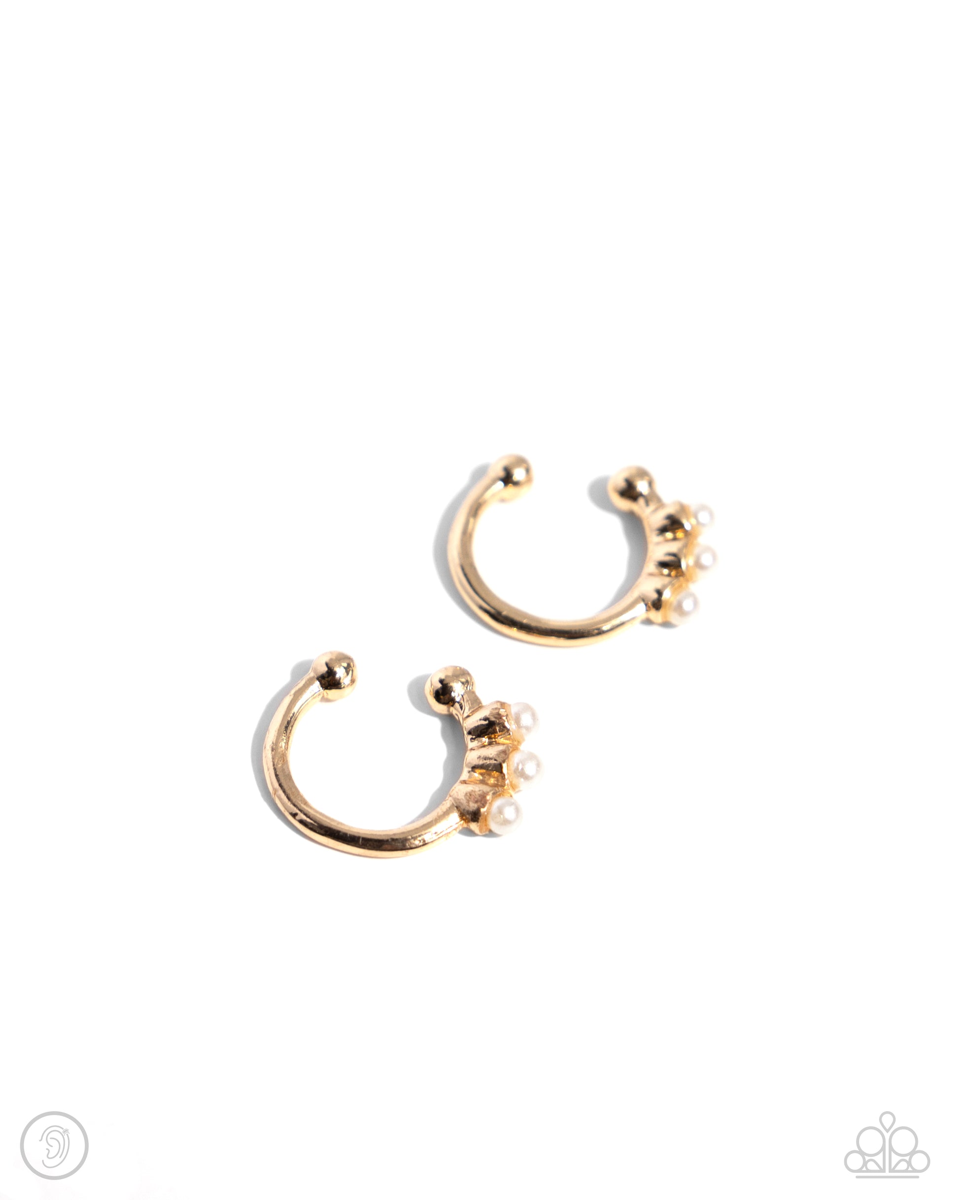 Ballerina Backdrop Gold Ear Cuff - Jewelry by Bretta