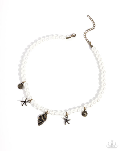 Beachcomber Beauty Brass Necklace - Jewelry by Bretta