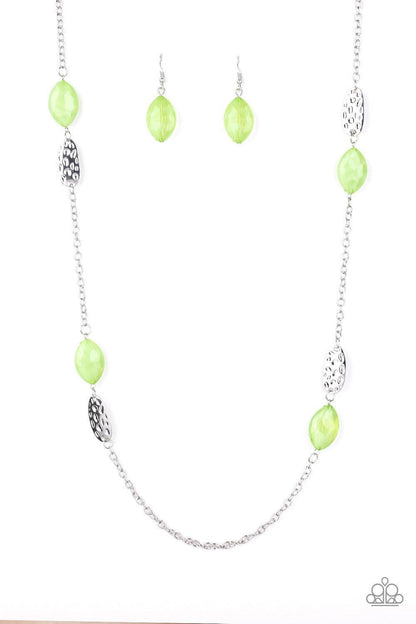 Paparazzi Accessories-Beachfront Beauty - Green Necklace