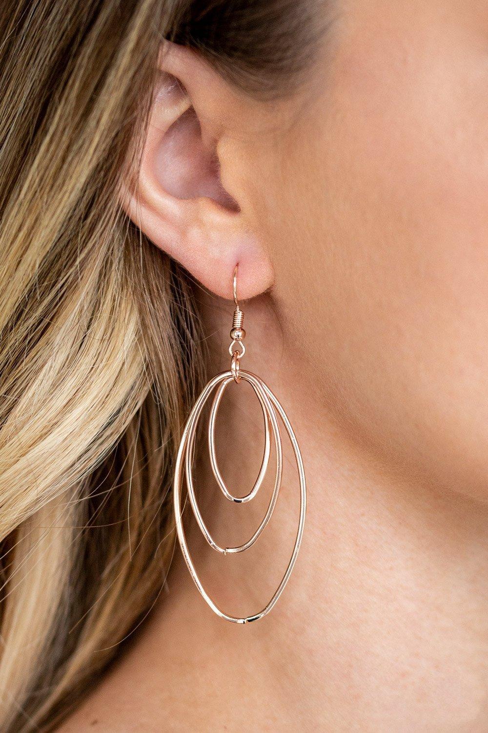 All OVAL The Place Rose Gold Earrings - Jewelry by Bretta