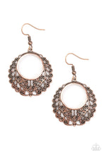 Paparazzi Accessories-Grapevine Glamorous - Copper Earrings