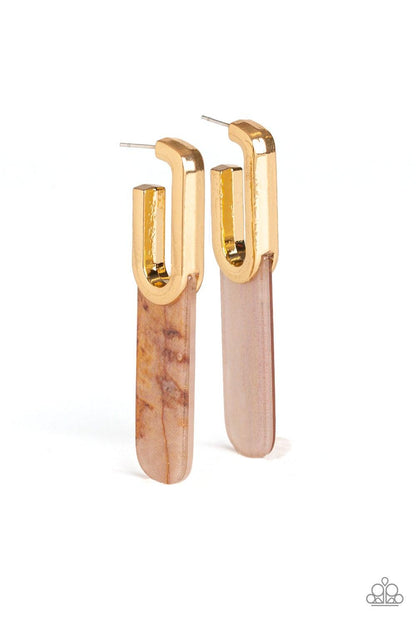 Paparazzi Accessories-HAUTE Off The Press - Multi Earrings