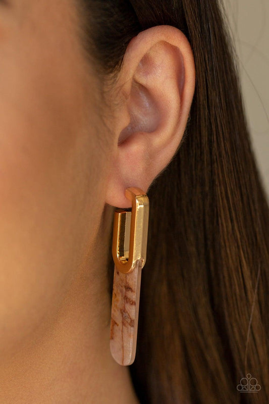 Paparazzi Accessories-HAUTE Off The Press - Multi Earrings