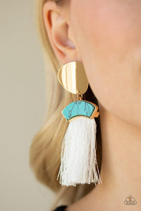 Paparazzi Accessories-Insta Inca - Blue Earrings