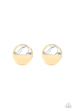 Paparazzi Accessories-Marble Minimalist - White Earrings