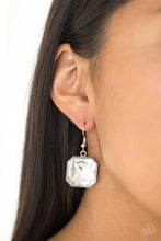 Paparazzi Accessories-Me, Myself, and IDOL - White Earrings