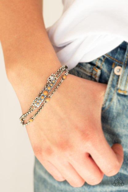 Paparazzi Accessories-No Means NOMAD - Brown Bracelet
