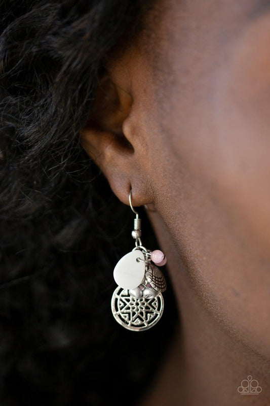 Paparazzi Accessories Ocean Oracle - Pink Earrings - jewelrybybretta