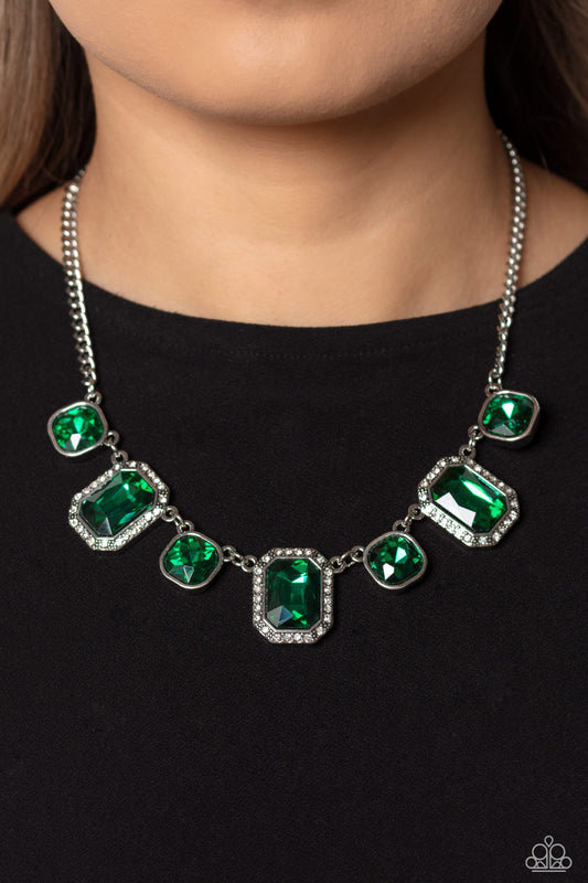 Royal Rumble Green Necklace - Jewelry by Bretta