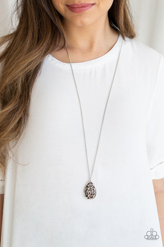Paparazzi Accessories Gleaming Gardens - Brown Necklace - jewelrybybretta