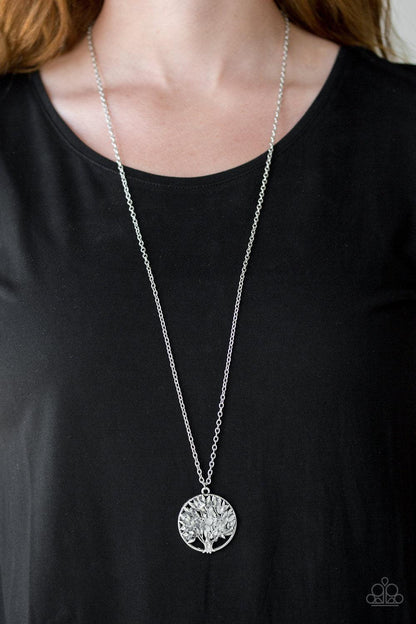 Paparazzi Accessories-Naturally Nirvana - White Necklace