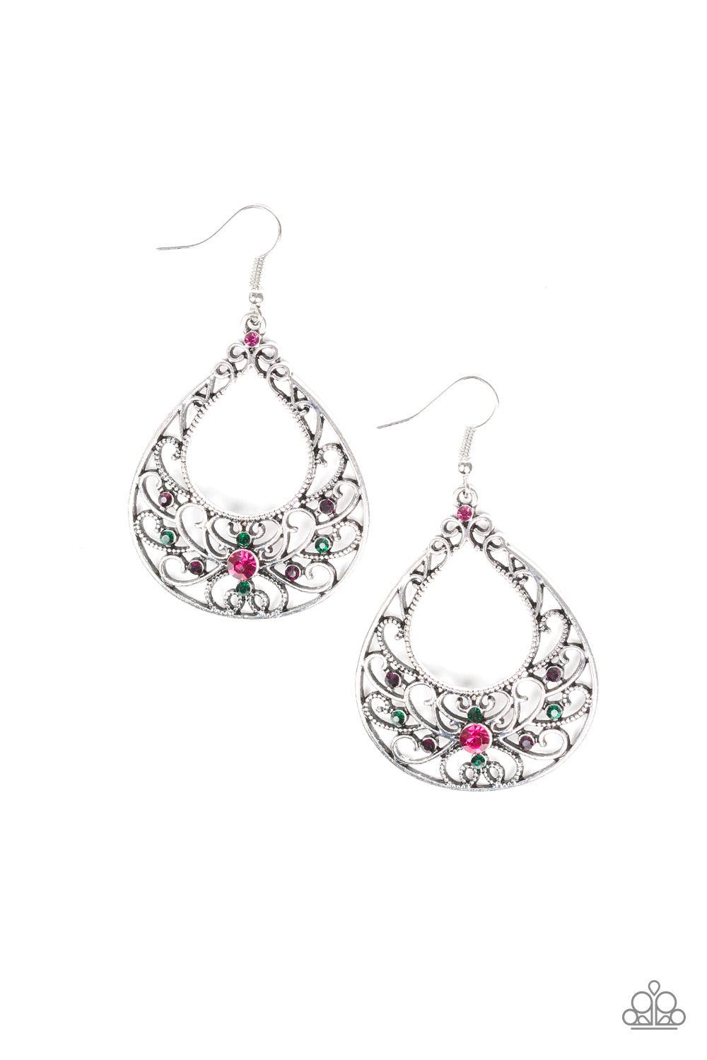 Paparazzi Accessories-Vine Shine - Multi Earrings - jewelrybybretta