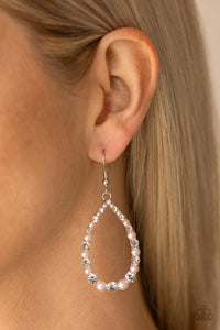 Paparazzi Accessories-Gala Go-Getter - Pink Earrings - jewelrybybretta