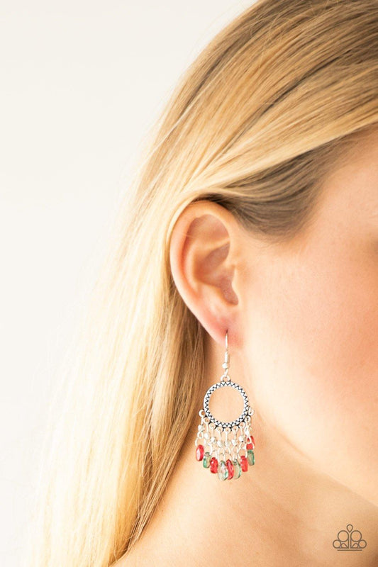 Paparazzi Accessories-Paradise Palace - Multi Earrings