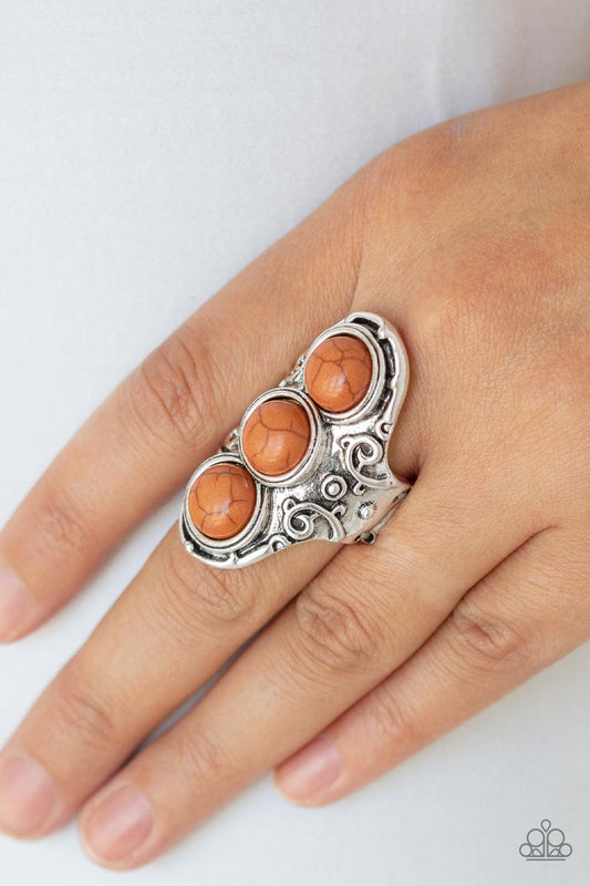 Paparazzi Accessories-Sahara Soul - Brown Ring