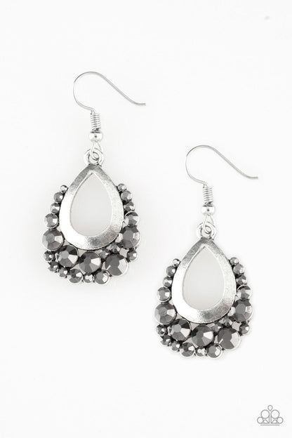 Paparazzi Accessories-Table For Two - Silver Earrings