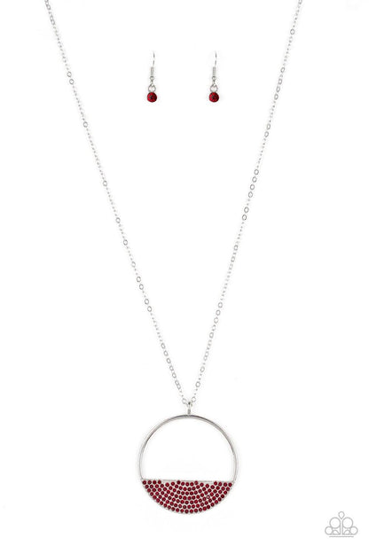 Paparazzi Accessories-Bet Your Bottom Dollar - Red Necklace