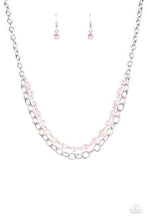 Paparazzi Accessories-Block Party Princess - Pink Necklace