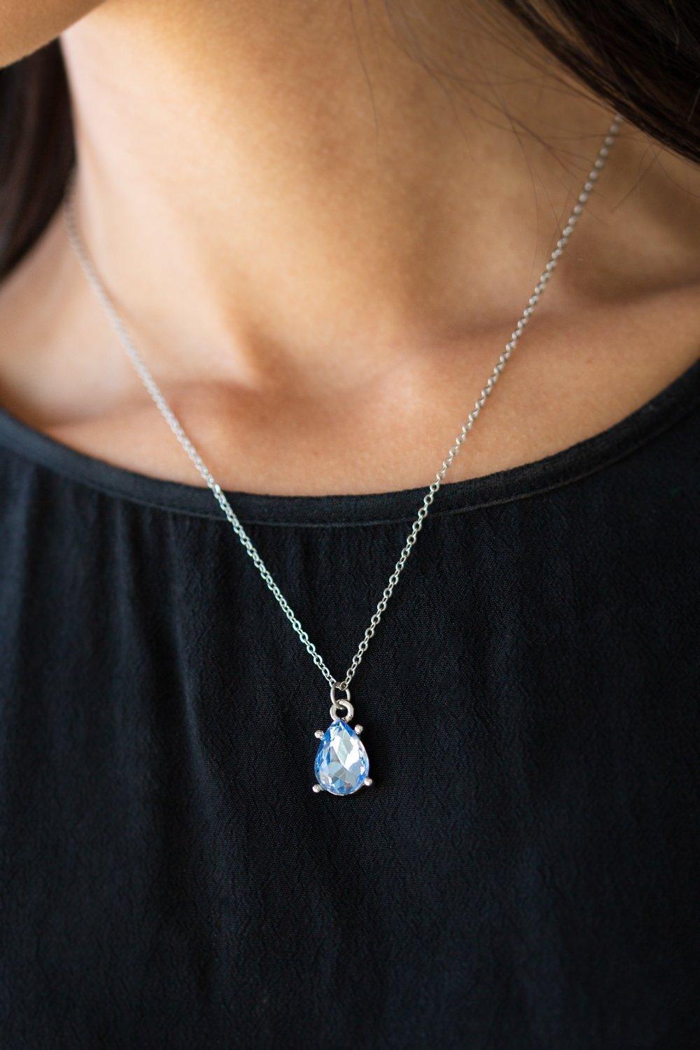 Classy Classicist Blue Necklace - Jewelry By Bretta