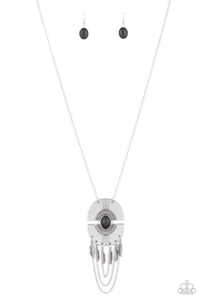 Paparazzi Accessories-Desert Culture - Black Necklace