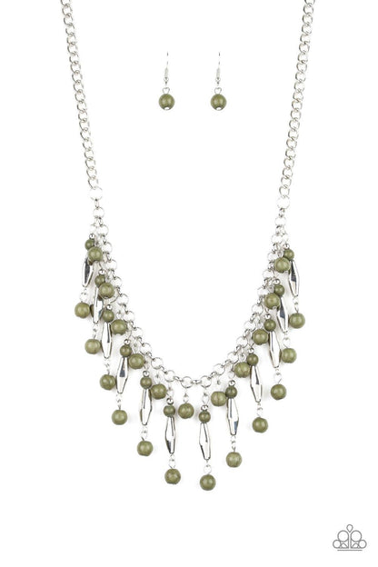 Paparazzi Accessories-Earth Conscious - Green Necklace