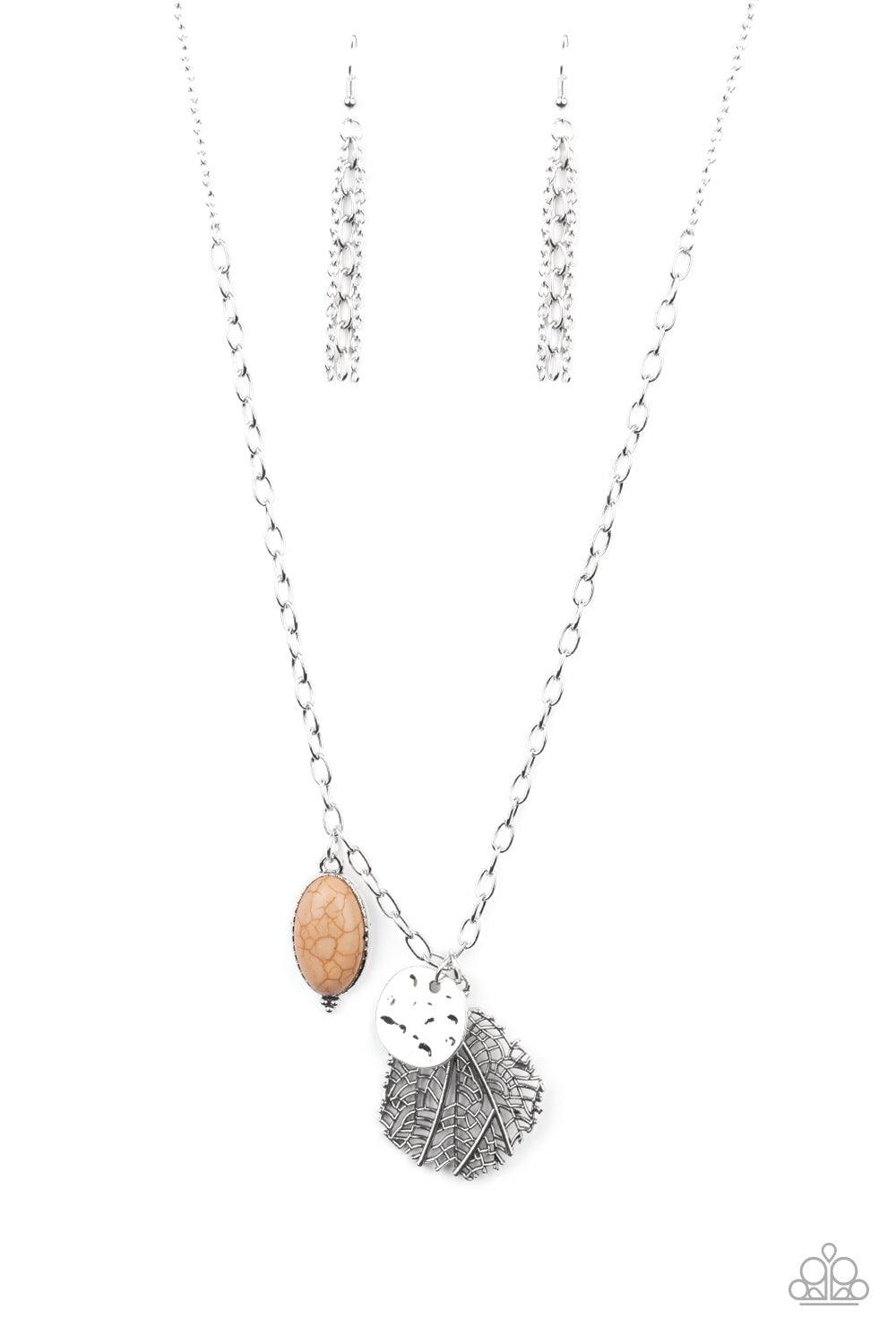Paparazzi Accessories-Free-Spirited Forager - Brown Necklace