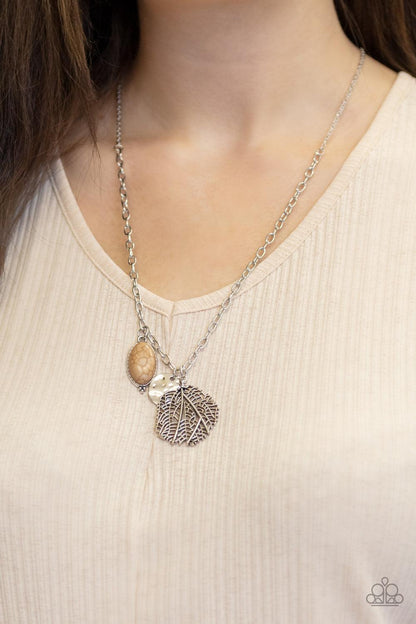 Paparazzi Accessories-Free-Spirited Forager - Brown Necklace
