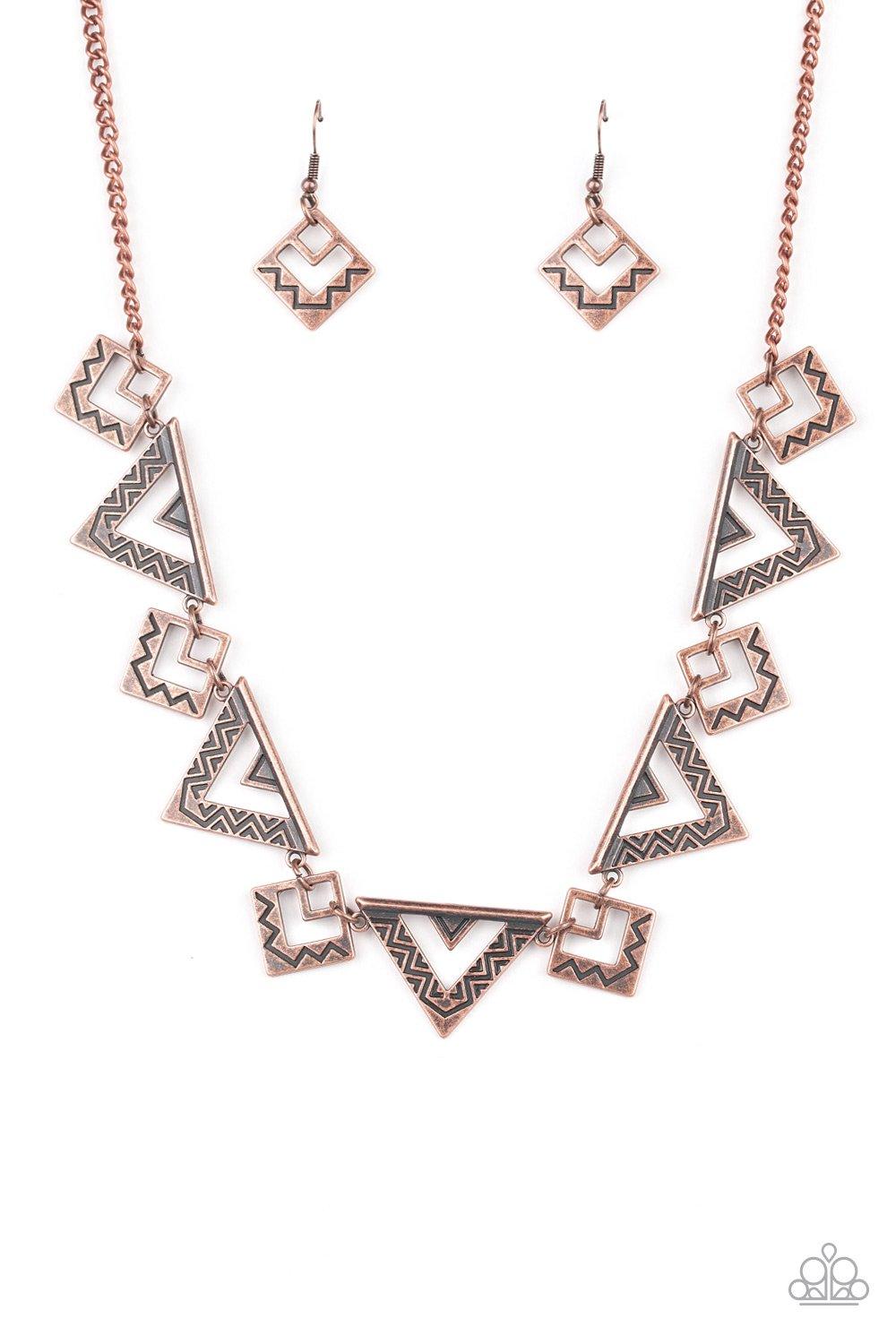 Giza Goals Copper Necklace - Jewelry by Bretta - Jewelry by Bretta