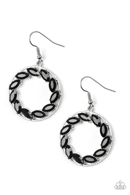 Global Glow Black Earrings - Jewelry by Bretta