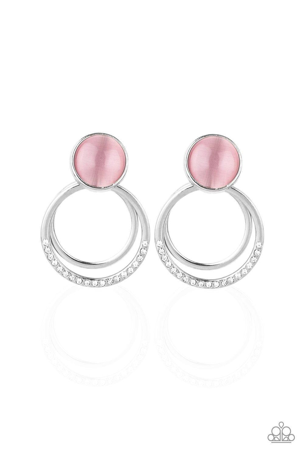 Glow Roll Pink Earrings - Jewelry by Bretta