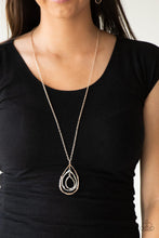 Paparazzi Accessories-Going For Grit - Gold Necklace